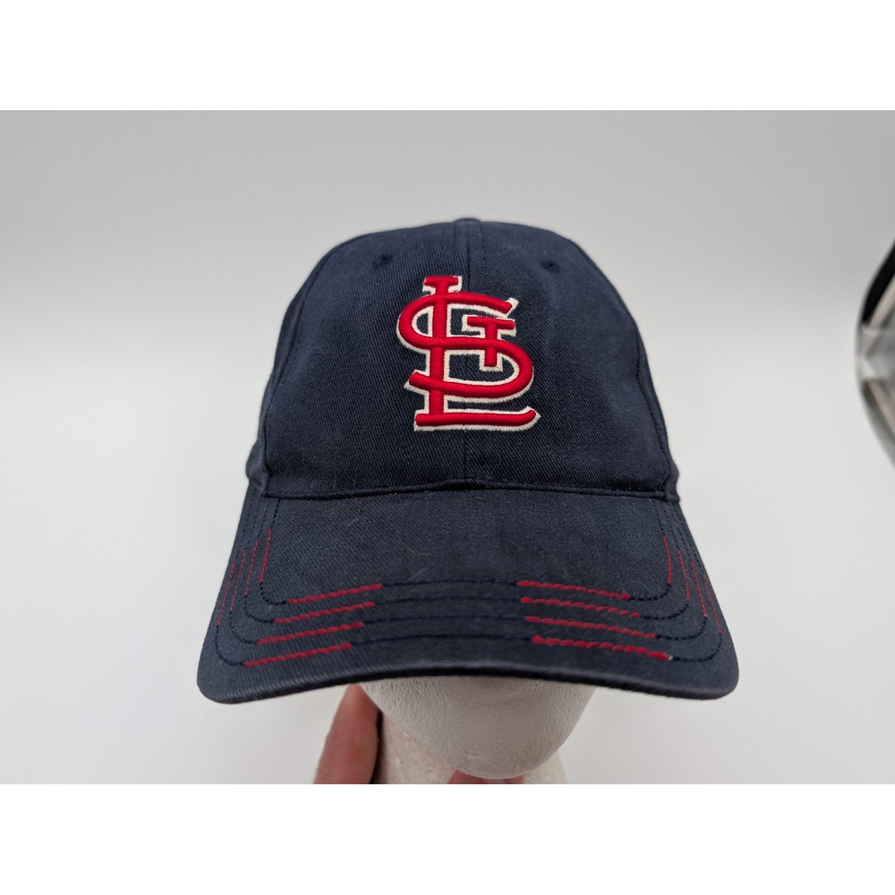 Annco St Louis Cardinals MLB Baseball Hat Navy Blue STL Adjustable Cap Mens